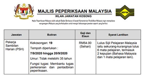 Bagaimana jika sijil spm hilang? Permohonan Jawatan Kosong di Majlis Peperiksaan Malaysia ...
