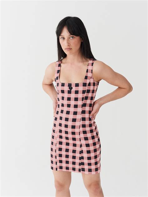 Pin by Justine Watanabe on Big Printin | Pink gingham dress, Gingham dress, Pink gingham