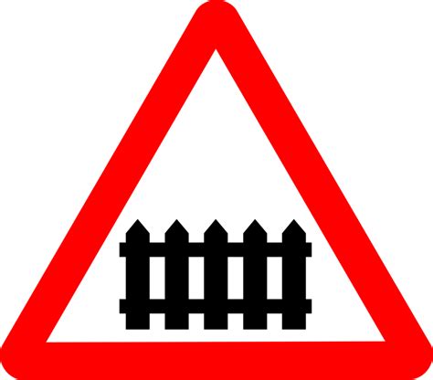 Fo safety, you will have to be conscious and make efforts. Triangle,area,logo - Traffic Signs Of Railway Crossing Clipart - Full Size Clipart (#5435055 ...