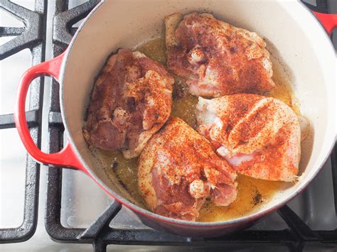 Spicy Coconut Braised Chicken Thighs Forever Nomday