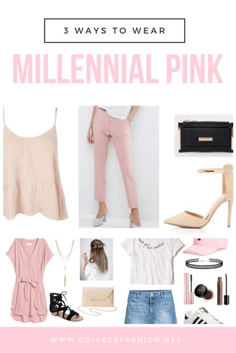 Millennial Pink Fashion 3 Ways To Wear Millennial Pink