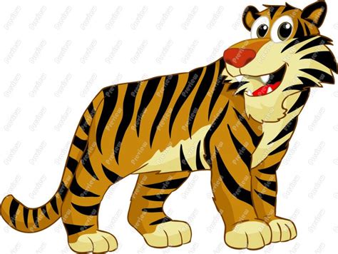 Picture Of A Cartoon Tiger Clipart Library Clip Art Library
