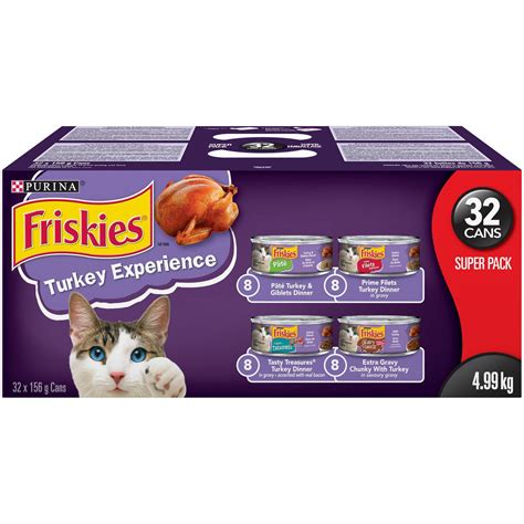 Like most brands, friskies' dry food is cheaper than their wet offerings. Friskies Turkey Experience Wet Cat Food Variety Pack ...