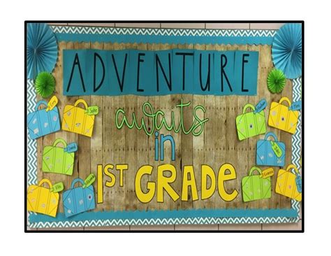 Adventure Awaits Bulletin Board Kindergarten Bulletin Boards