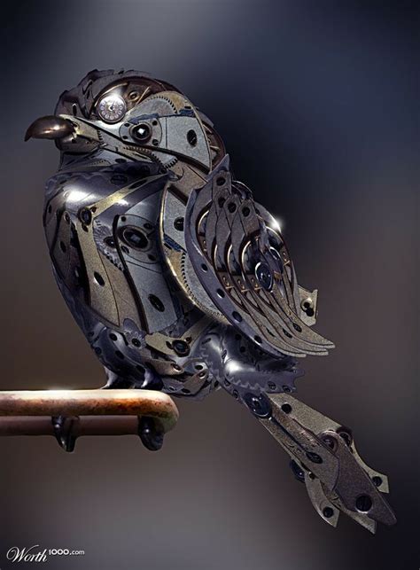 Mechanical Bird Objet Dart Pinterest Steampunk Bird Steampunk