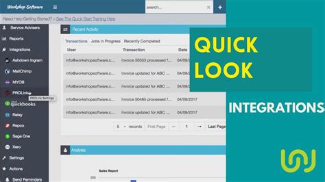 Integrations Quick Look Youtube