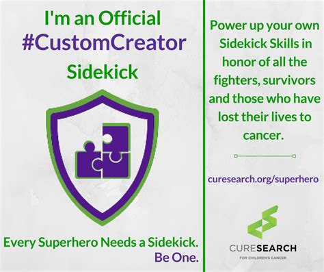 Curesearch Superheroes Thank You Custom Creator Curesearch