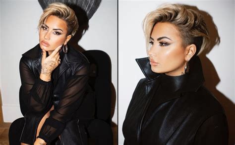 Here's another of demi's fabulous long ombres! Demi Lovato Opts For A New Pixie Haircut & We Are Loving ...