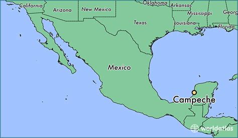 Where Is Campeche Mexico Campeche Campeche Map