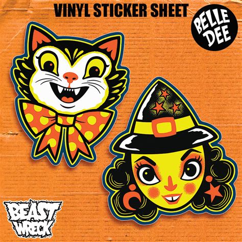 Halloween Pals Vinyl Stickers · Beastwreck Stuff · Online Store Powered