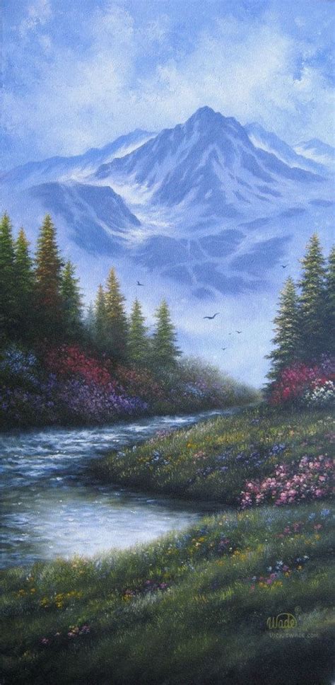 Mountain Landscape Oil Painting Vickie Wade By