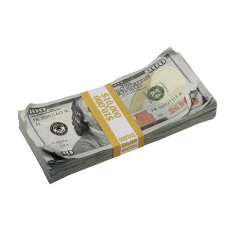 new series 100 000 aged full print prop money package prop movie money