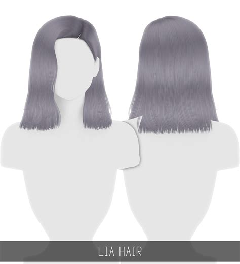 Simpliciaty Lia Hair Sims 4 Hairs