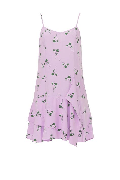 Purple Floral Slip Dress By Thakoon Collective For 45 Rent The Runway