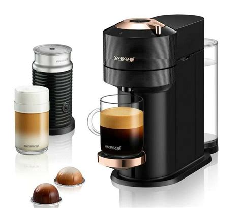 Nespresso vertuo coffee and espresso machine by de'longhi titan. NEW - Nespresso Vertuo Next Premium Rose Gold