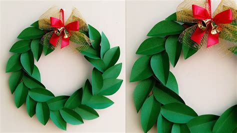 Christmas Wreathpaper Christmas Wreathhow To Make Christmas Wreath