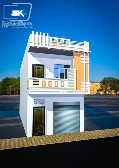 Modern Small House Exterior Design In India Trendecors