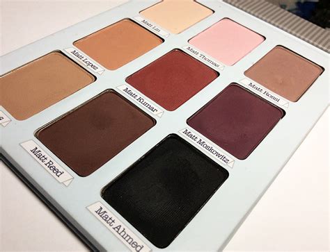 Thebalm Meet Matte Trimony Matte Eyeshadow Palette Review And