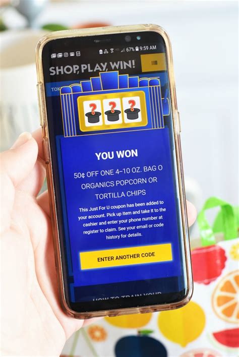 This is a screenshot of how the app looks on. Monopoly Shop, Play, Win at Shaw's ⋆ Savvy Saving Couple