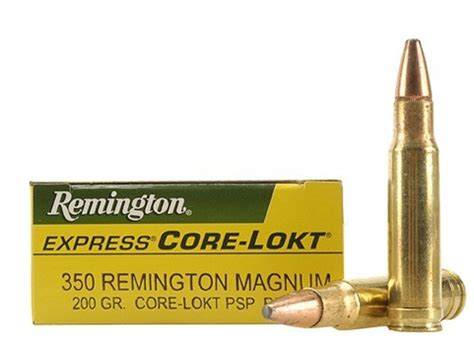 Remington Express Ammo 350 Remington Mag 200 Grain Core Lokt Pointed