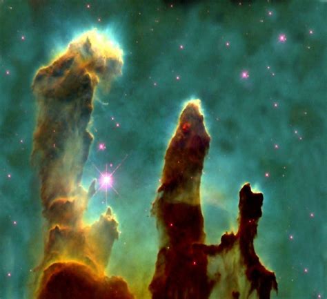 Star Formation Regions In The Eagle Nebula Form Spatial Structures In