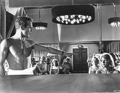 Paul Newman Bare Chested Original Photo Nudist Scene The Prize Ebay