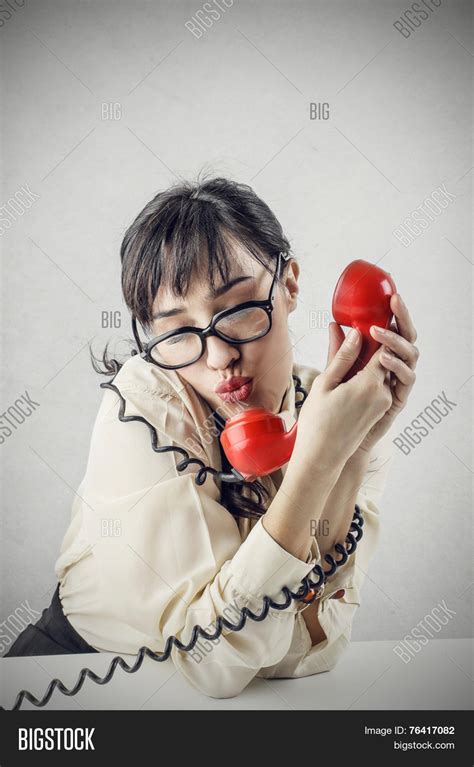 Woman Love Phone Image And Photo Free Trial Bigstock