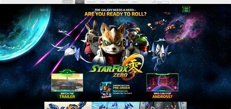 Full North American Star Fox Zero Site Open Story Intro Nintendo