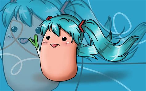 Kawaii Potato Miku By Vocaloid12028 On Deviantart