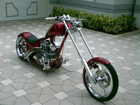 2004 Candy Apple Red Custom Chopper For Sale On 2040 Motos