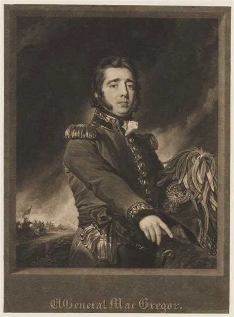Sir Gregor Macgregor Portrait Print National Portrait Gallery Shop