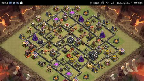 This th9 clan war base is anti hog. Base WAR Th 9 ~ Potret Alam