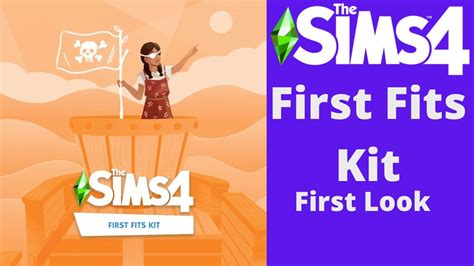 The Sims 4 First Look First Fits Kit Youtube