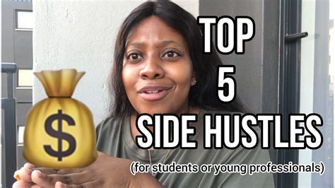 top 5 side hustles 💰 multiple income streams how to make money online 🌏💵 youtube