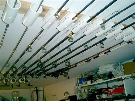 Fishing Rod Holders For Garage Ceiling Garage Storage Ideas Are