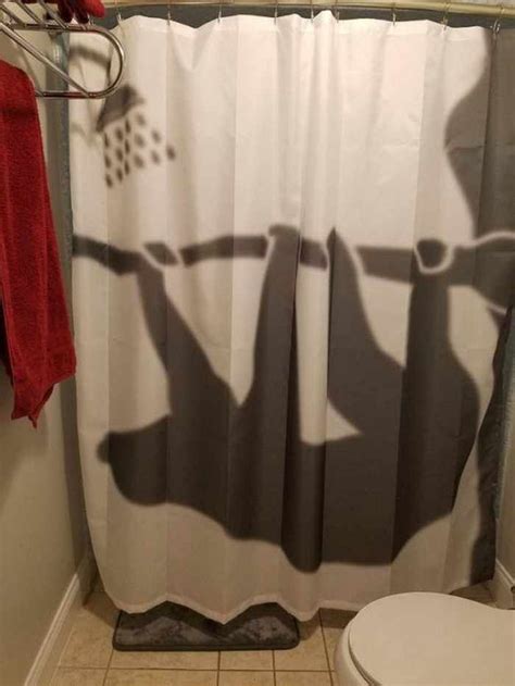 31 Funny Creative Shower Curtains That Will Make Your Day 07 Funny Shower Curtains Feeling Sad