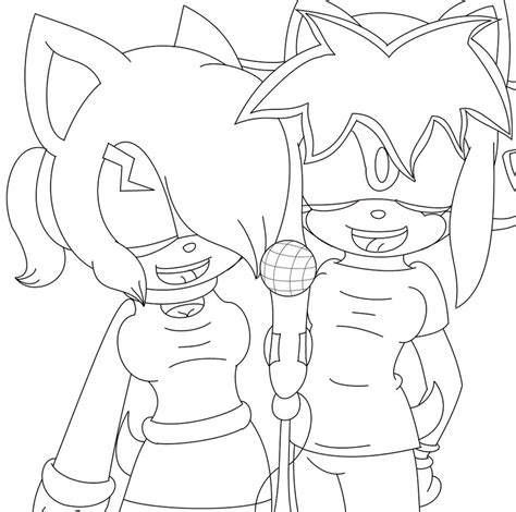 Melissa And Kat Lineart By Thesonicfreak321 On Deviantart