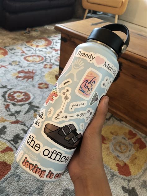 Stickers On Hydro Flask 💛🌻🌊 Hydroflask Hydro Flask Bottle Hydro