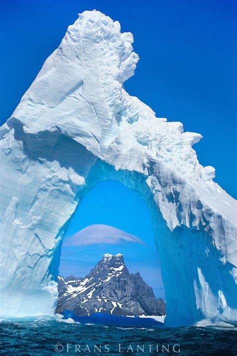 Ice Arch South Georgia Island Frans Lanting Beautiful
