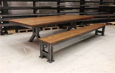 The Engineering Table Industrial Style Dining Table Steel Vintage