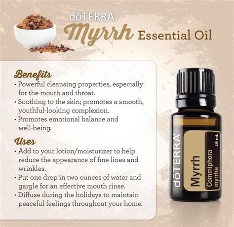 Pin By Melissa Mayer On Doterra Doterra Oils Recipes Myrrh Essential