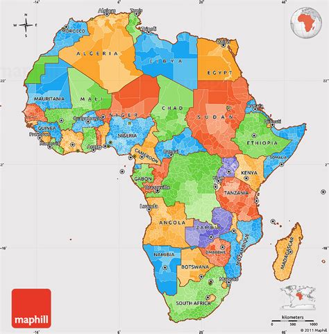Africa Political Outline Map Latest Free New Photos Blank Map Of