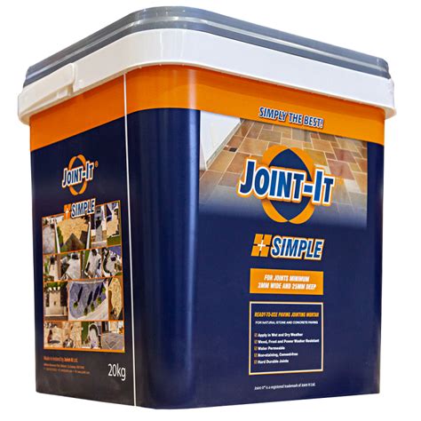 Joint It Simple Patio Paving Jointing Pointing Compound 20kg 4 Colours