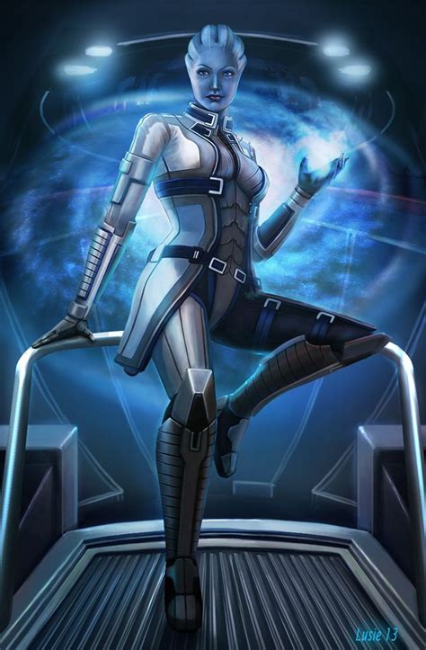 Liara T`soni By Lusie On Deviantart Mass Effect Art Mass Effect