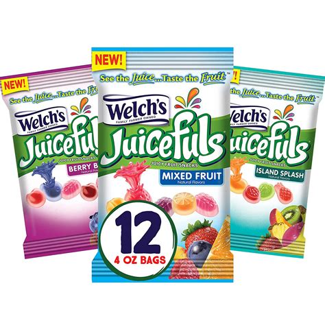 Welchs Juicefuls Juicy Fruit Snacks Mixed Fruit Berry