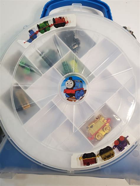 Thomas And Friends Minis Collectors Playwheel Case With Golden Thomas Ebay