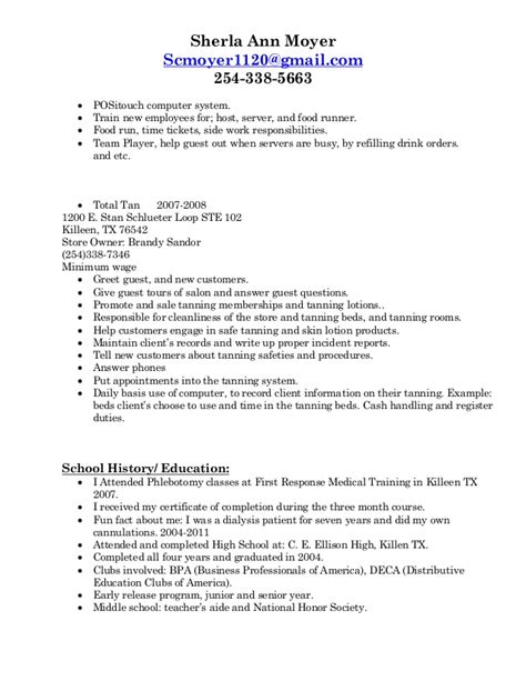 Food runner at company name. Runner Job Description For Resume - Free Online Document