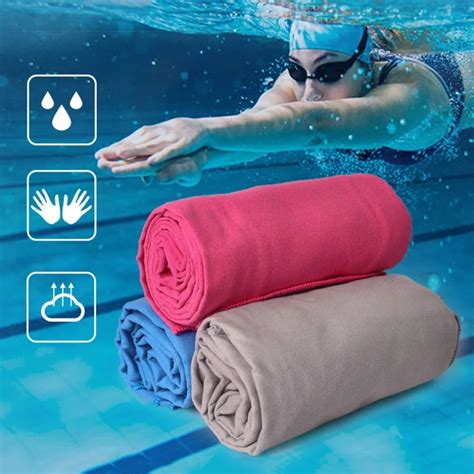 Portable Outdoor Quick Dry Towel Travel Solid Color Microfiber Towel
