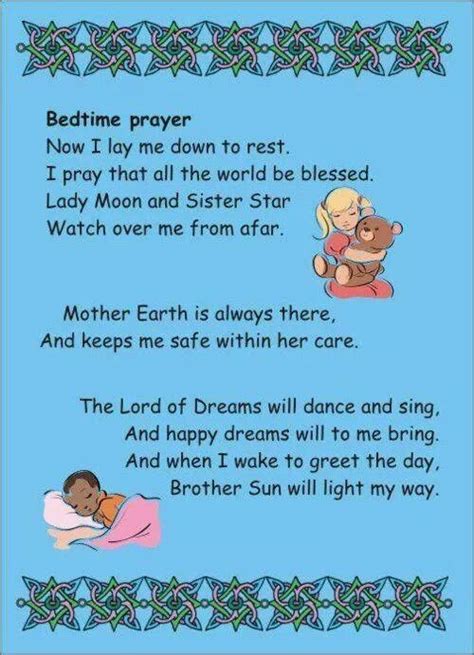 Bedtime Prayer Bedtime Prayer Prayers Pagan