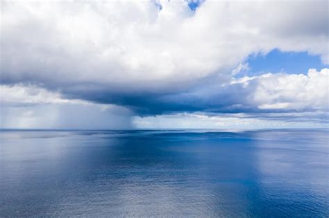 Premium Photo Storm Cloud And Sea